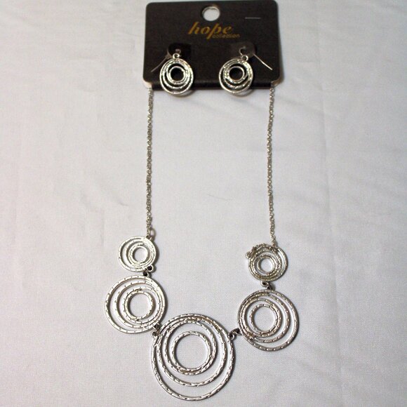Women's Hope Collection Necklace & Earring Set - New - Picture 1 of 4